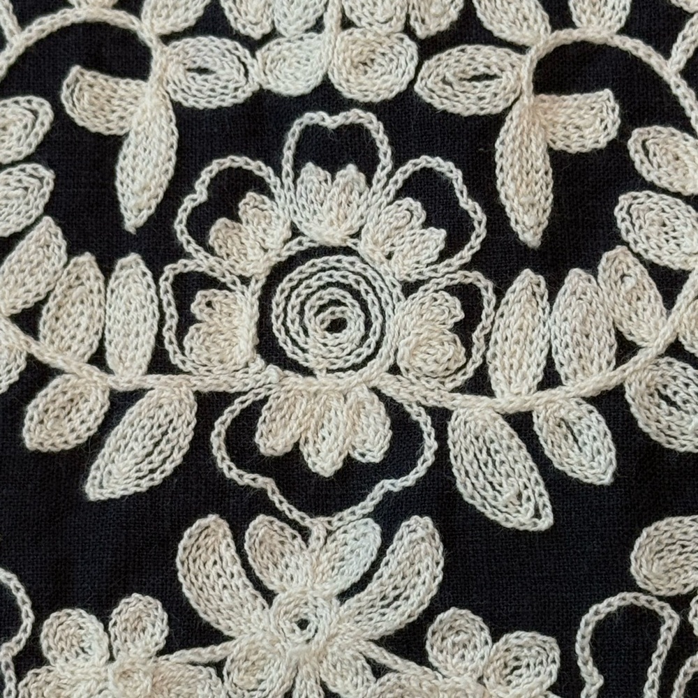 Label By Five Twelve Embroidered Linen Dress Size Xl Woman Pockets - Picture 8 of 9